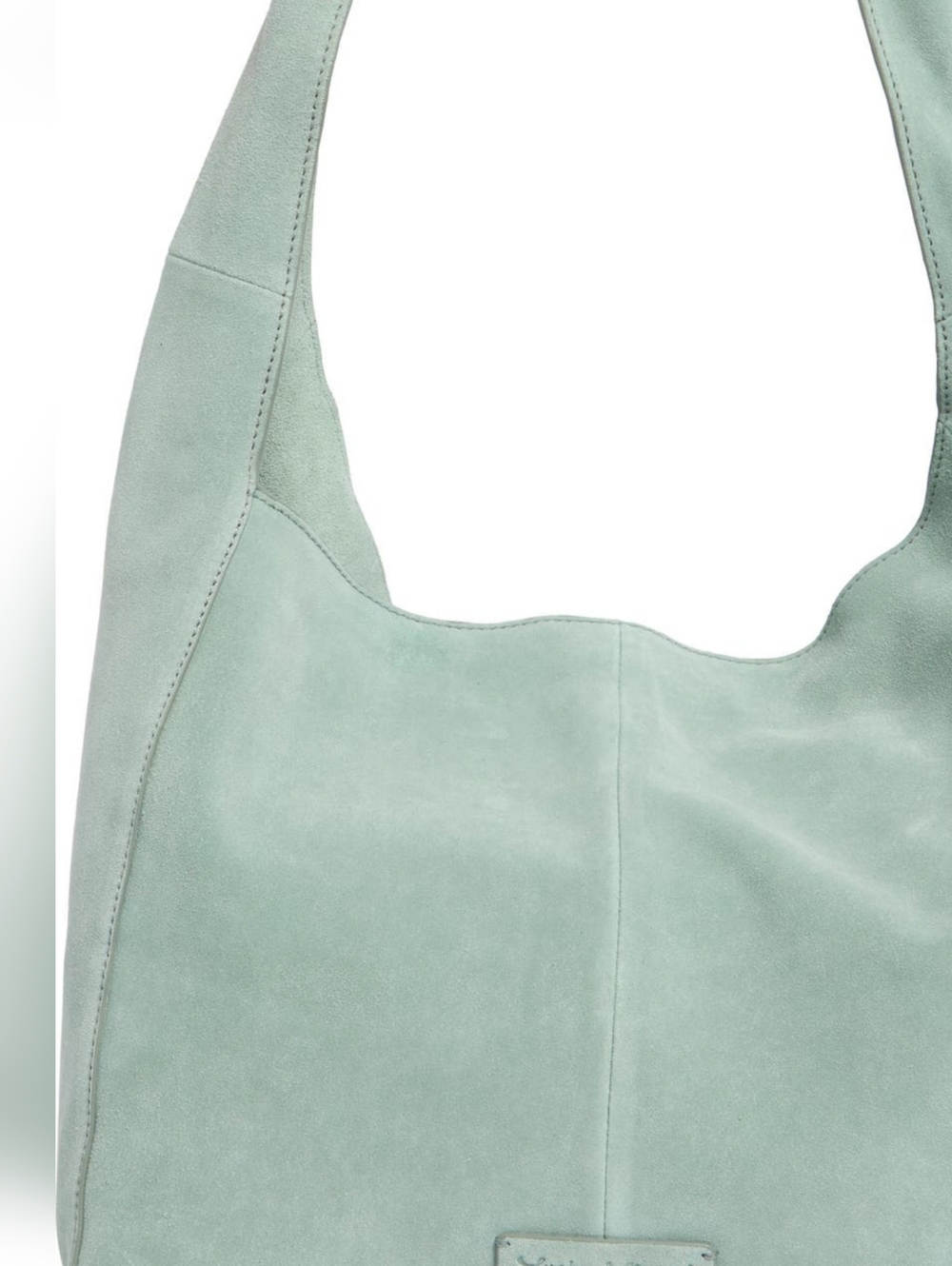 Lucky Brand Bag Large Leather Suede Hobo Shoulder Purse - Picture 8 of 9